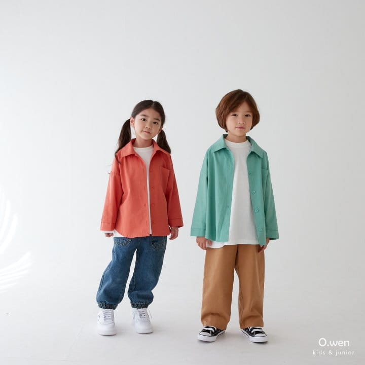 O Wen - Korean Children Fashion - #prettylittlegirls - Union Color Shirt