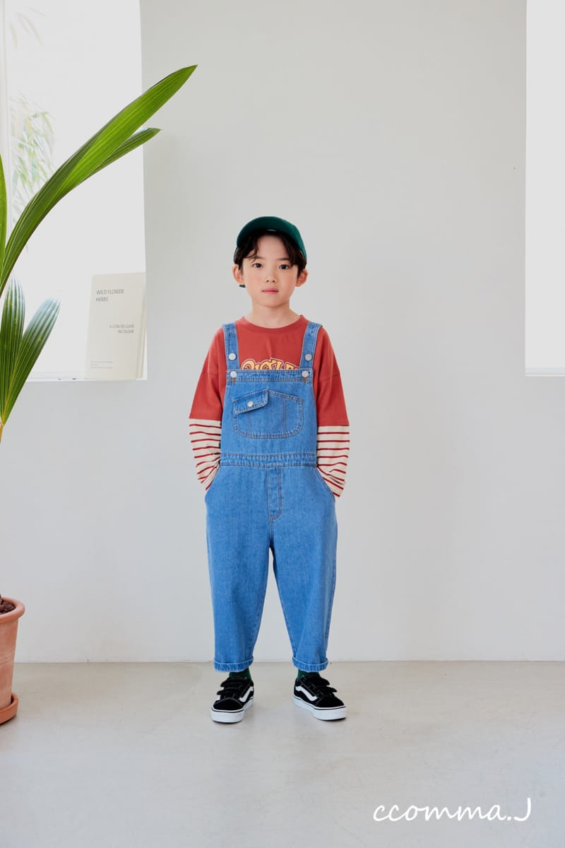 Oda - Korean Children Fashion - #childrensboutique - Pocket Dungarees