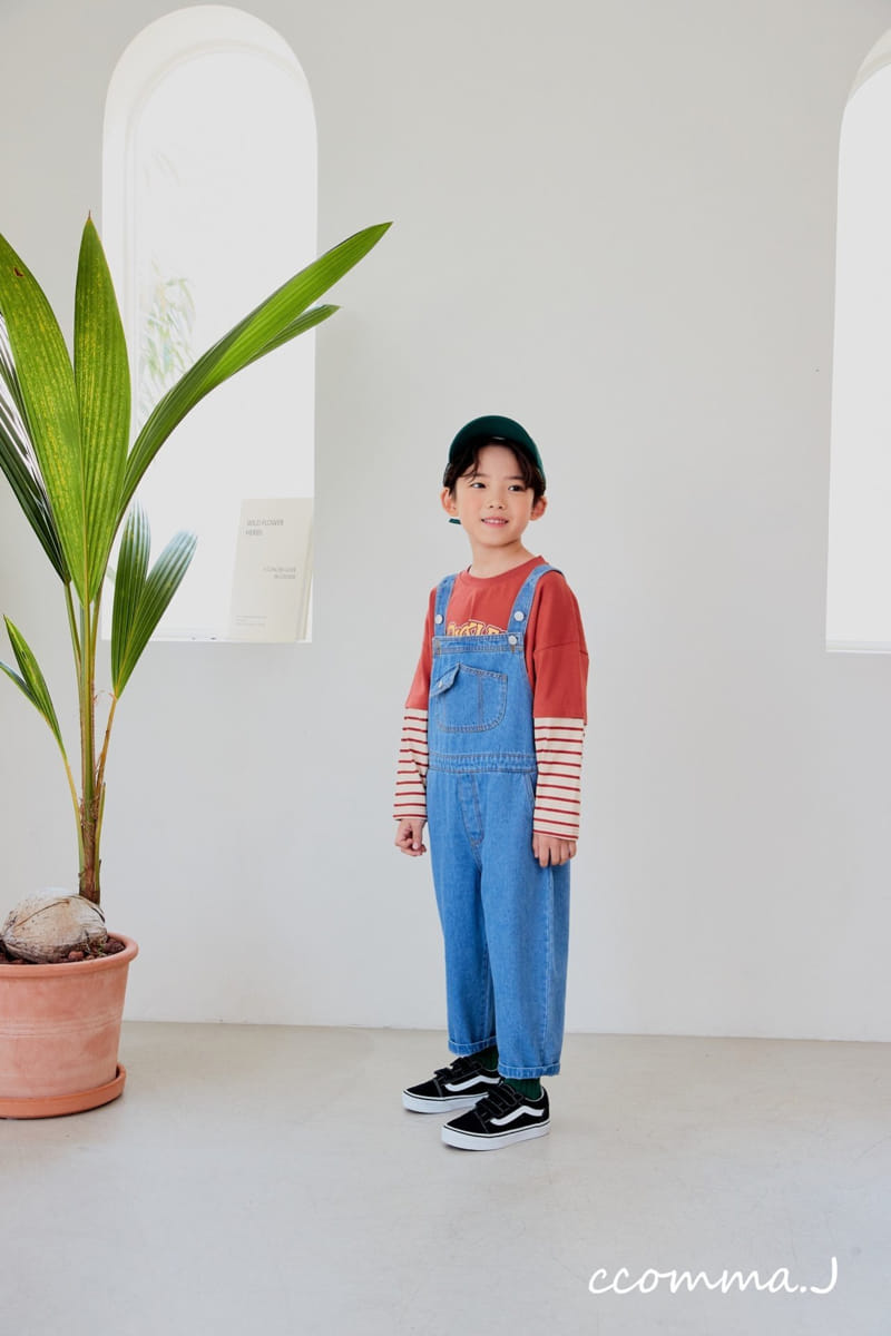 Oda - Korean Children Fashion - #discoveringself - Pocket Dungarees - 4