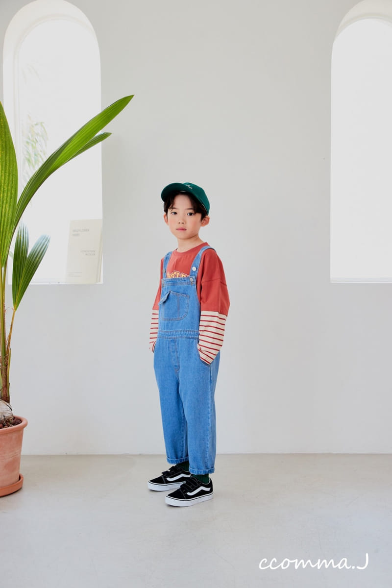 Oda - Korean Children Fashion - #kidsstore - Pocket Dungarees - 6