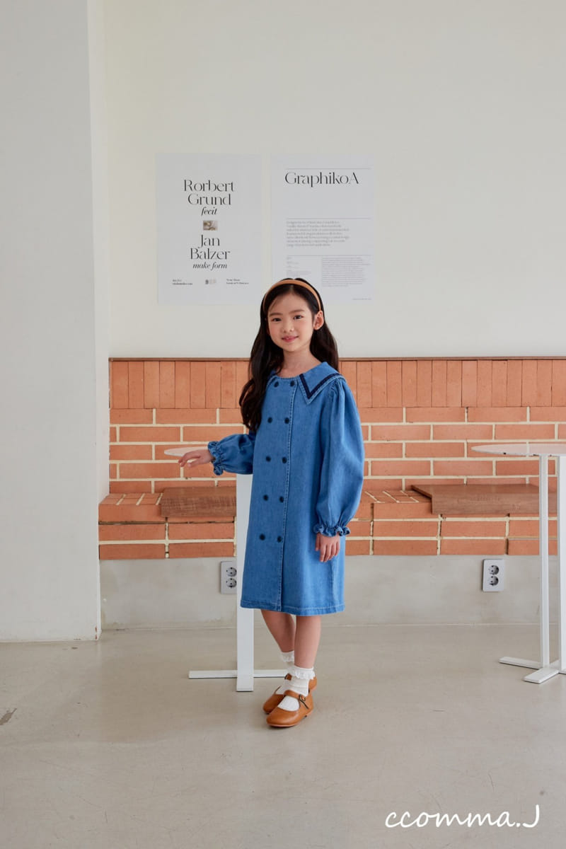 Oda - Korean Children Fashion - #kidsstore - Denim One-piece - 5