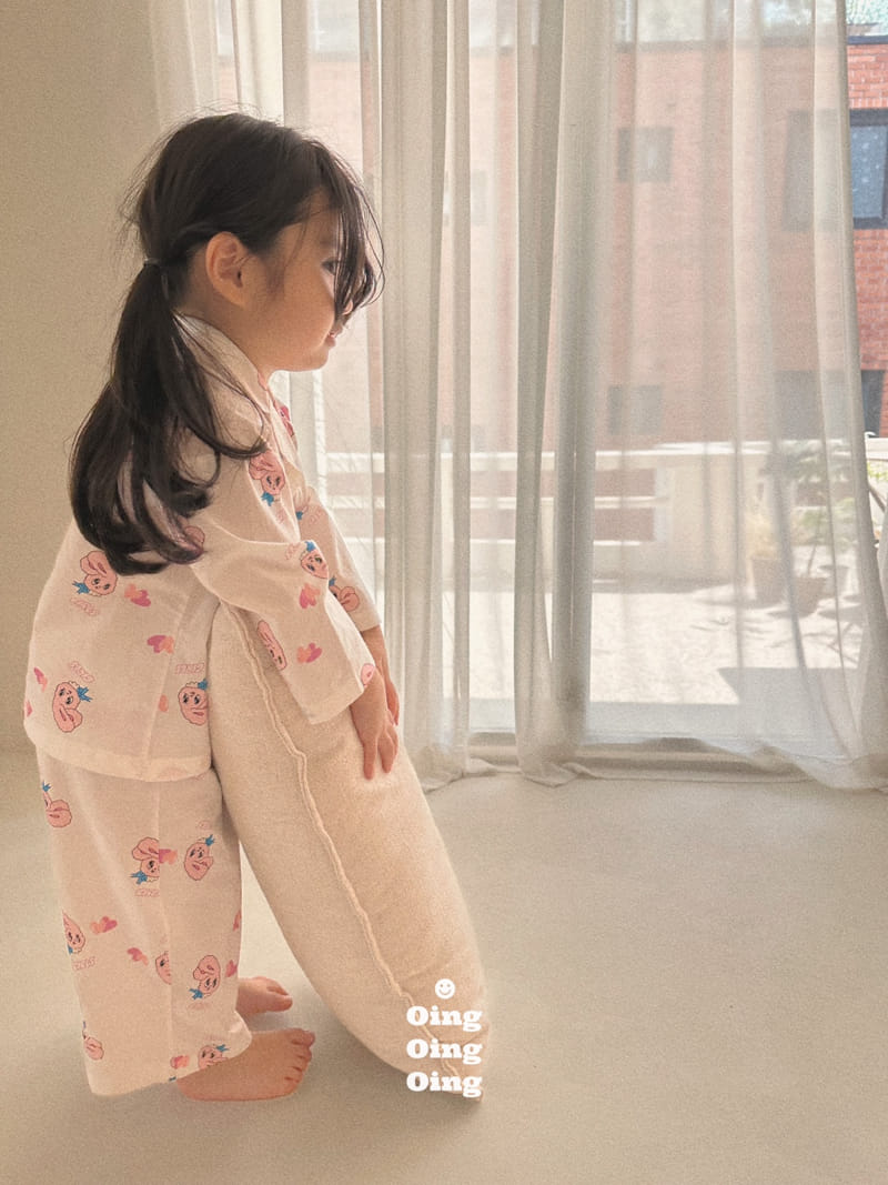 Oing - Korean Children Fashion - #kidzfashiontrend - Sugar Ring Pajama Set - 4