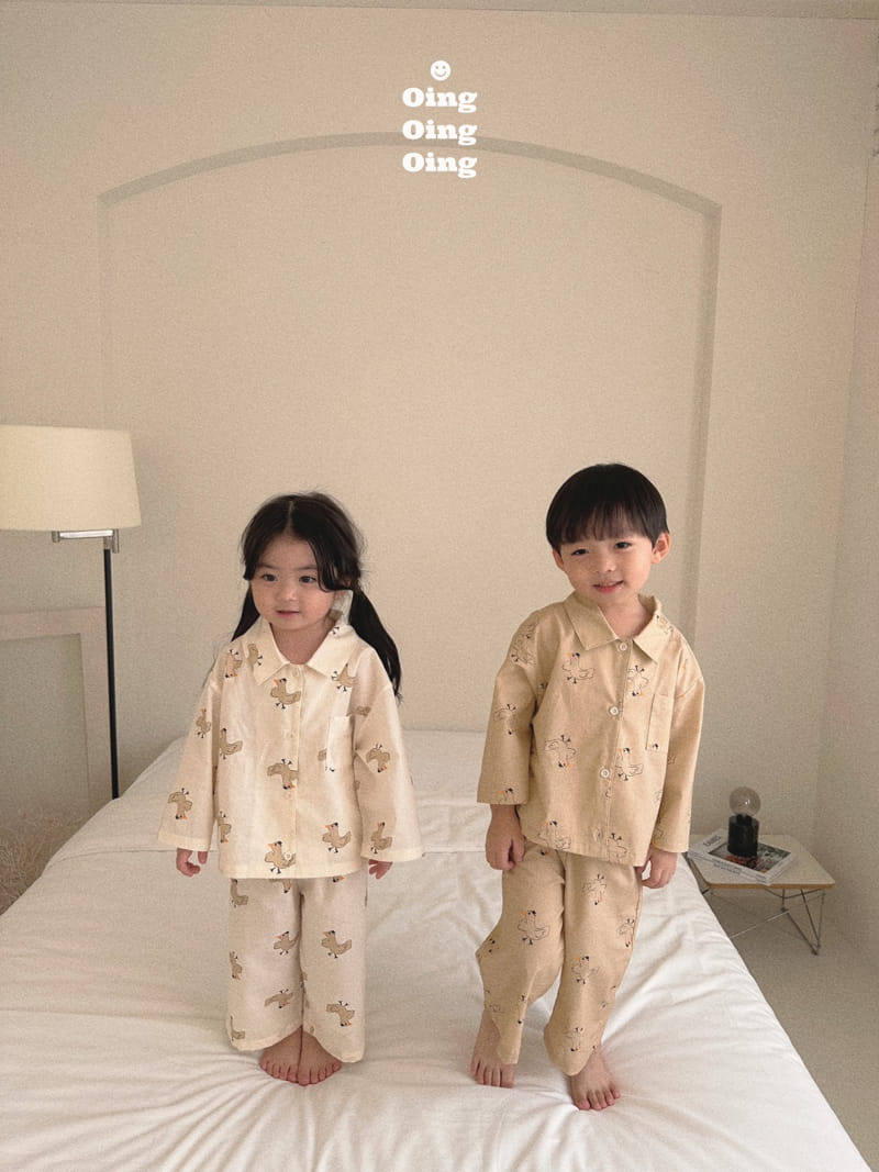 Oing - Korean Children Fashion - #childrensboutique - Bird Pajama Set - 12