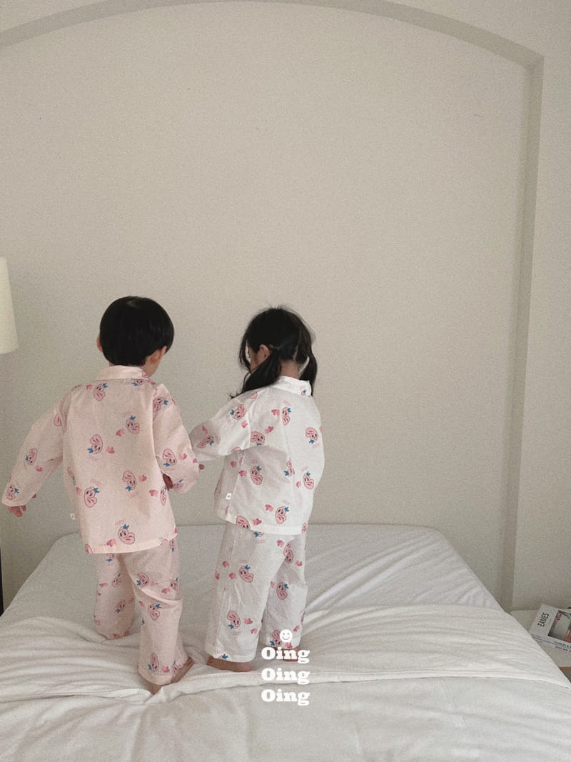 Oing - Korean Children Fashion - #kidsstore - Sugar Ring Pajama Set - 2
