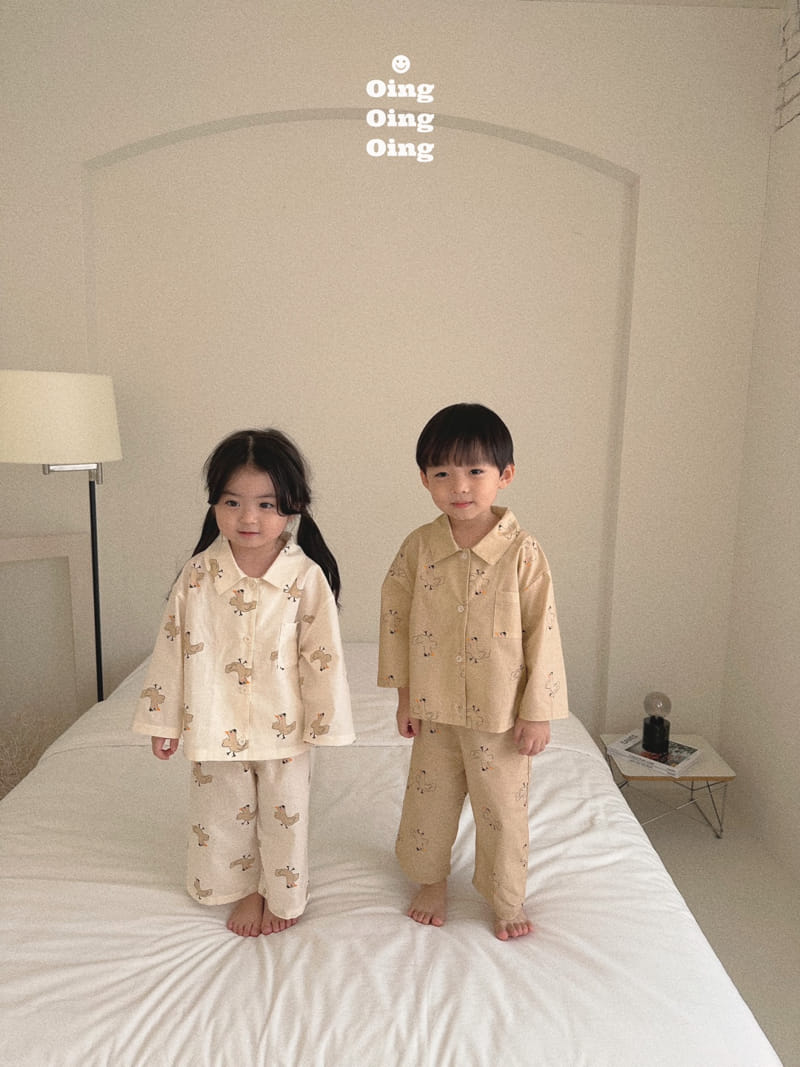 Oing - Korean Children Fashion - #kidsstore - Bird Pajama Set
