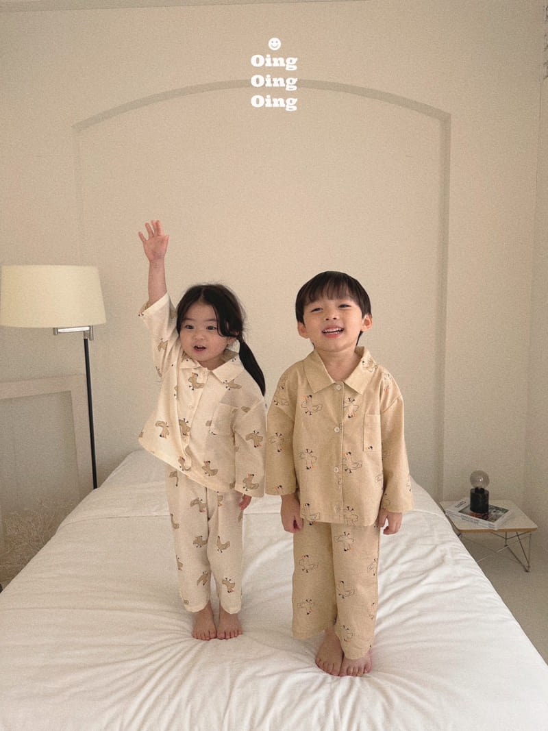 Oing - Korean Children Fashion - #kidzfashiontrend - Bird Pajama Set - 2