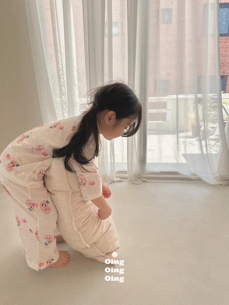 Oing - Korean Children Fashion - #stylishchildhood - Sugar Ring Pajama Set - 11