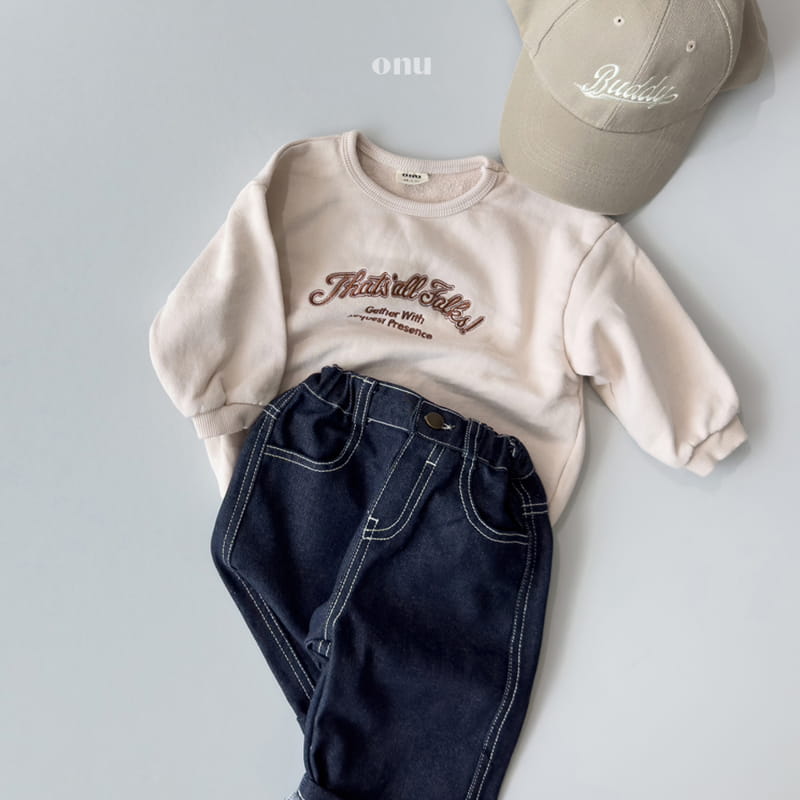 Onu - Korean Children Fashion - #childrensboutique - Embroidery Sweatshirt - 9