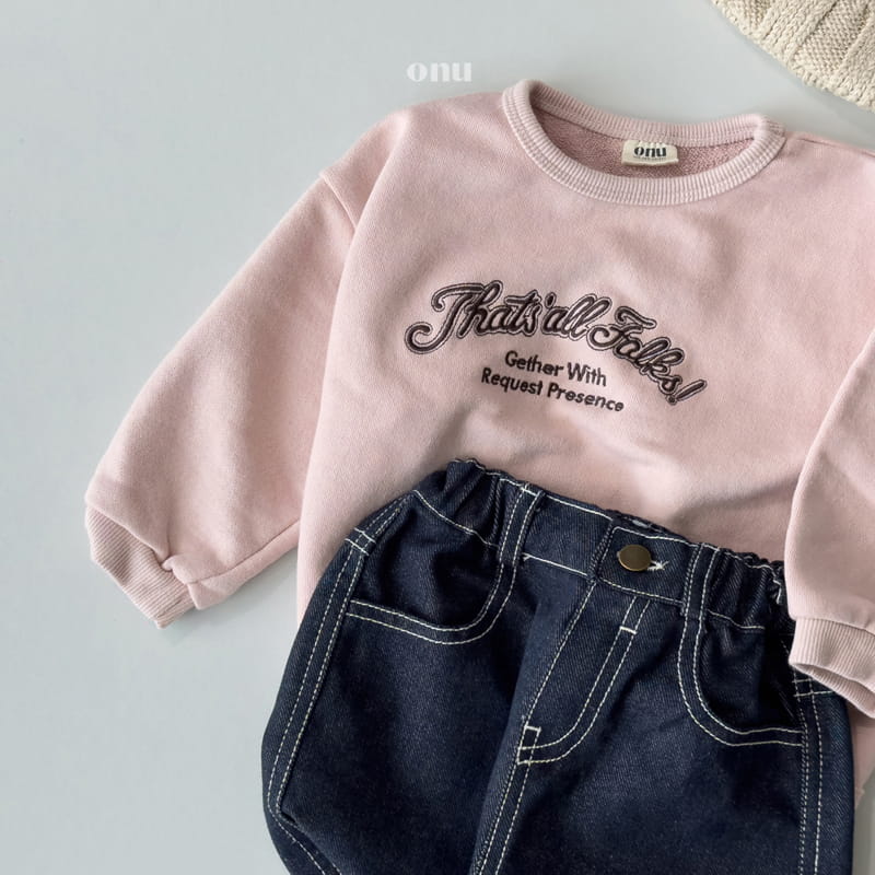 Onu - Korean Children Fashion - #designkidswear - Embroidery Sweatshirt - 10