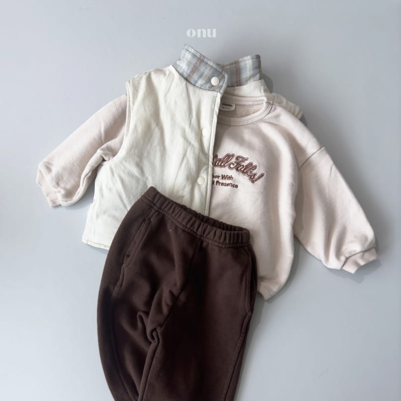 Onu - Korean Children Fashion - #discoveringself - Embroidery Sweatshirt - 11