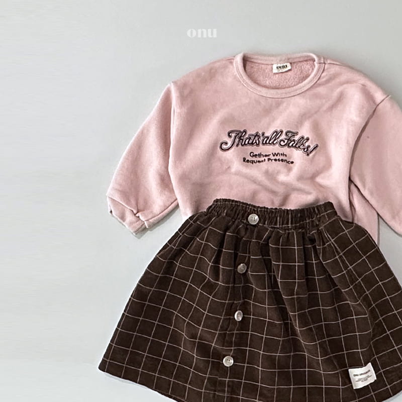 Onu - Korean Children Fashion - #fashionkids - Embroidery Sweatshirt - 12