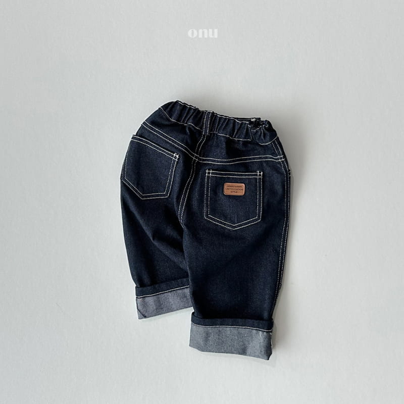 Onu - Korean Children Fashion - #kidsstore - Stitch Pants - 3