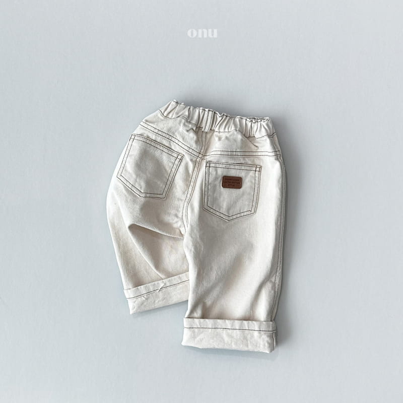 Onu - Korean Children Fashion - #kidsstore - Stitch Pants - 4