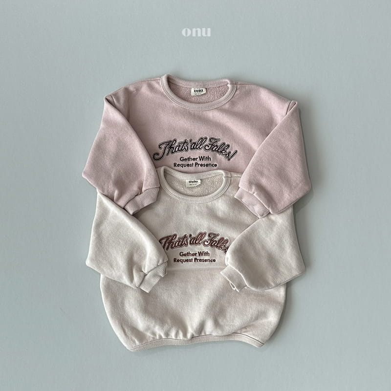 Onu - Korean Children Fashion - #littlefashionista - Embroidery Sweatshirt - 4