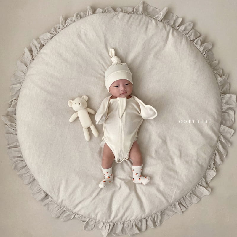 Oott Bebe - Korean Baby Fashion - #babyboutique - Organic Wrap Bodysuit Cotton - 7