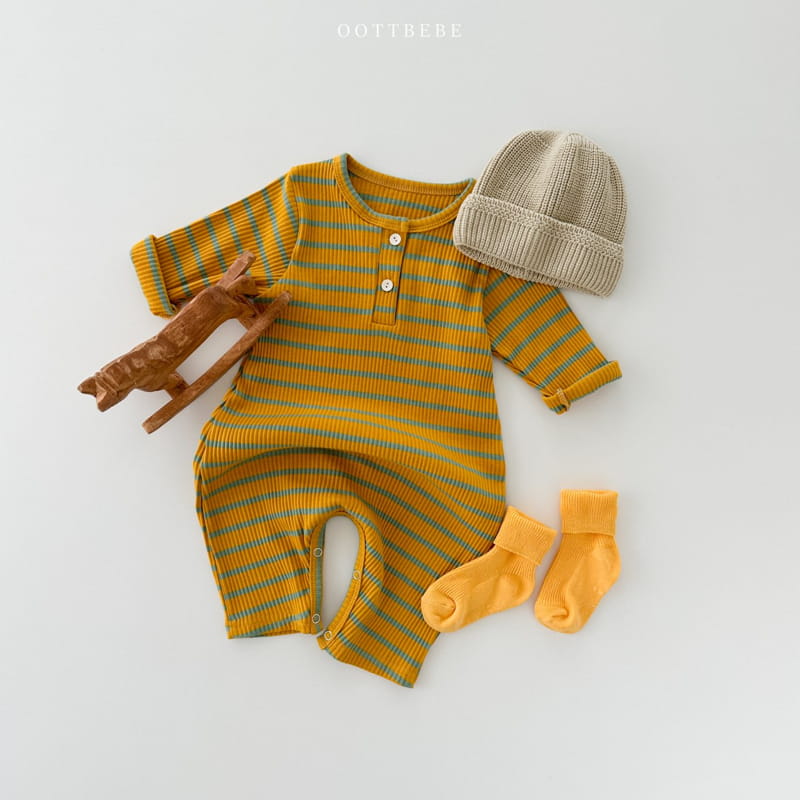 Oott Bebe - Korean Baby Fashion - #babyclothing - Honey Butter Bodysuit - 2