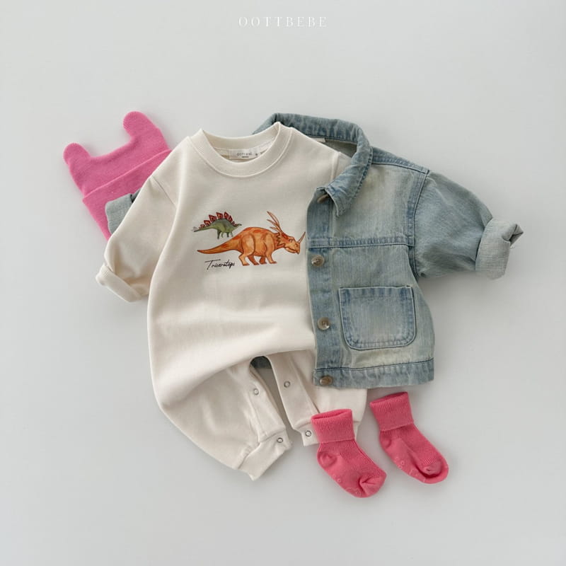 Oott Bebe - Korean Baby Fashion - #babyclothing - Jurassic Bodysuit - 11