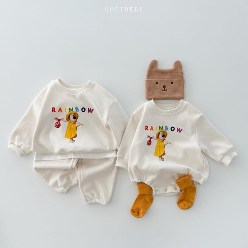Oott Bebe - Korean Baby Fashion - #babyclothing - Friends Bow Bodysuit - 10
