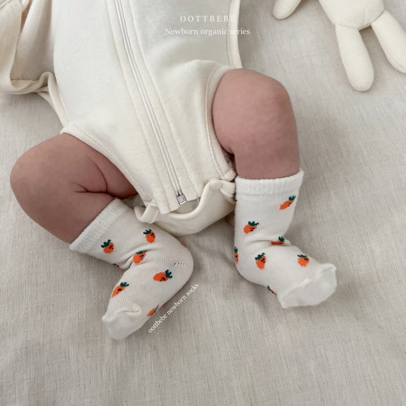 Oott Bebe - Korean Baby Fashion - #babyfashion - Organic Wrap Bodysuit Mesh - 9