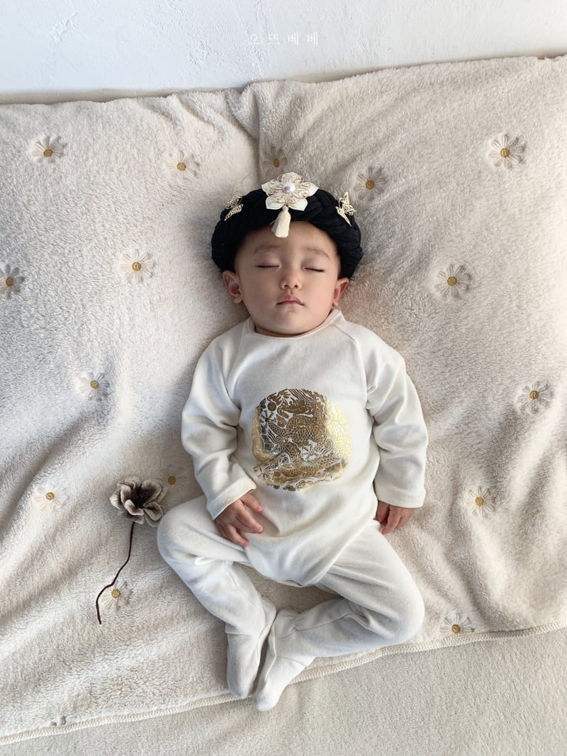 Oott Bebe - Korean Baby Fashion - #babyfashion - Hanbok Bodysuit Set - 10