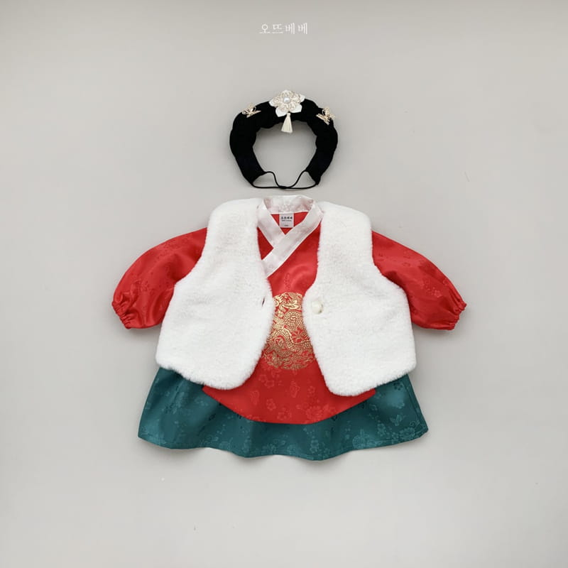 Oott Bebe - Korean Baby Fashion - #babyfashion - Hanbok Vest - 9
