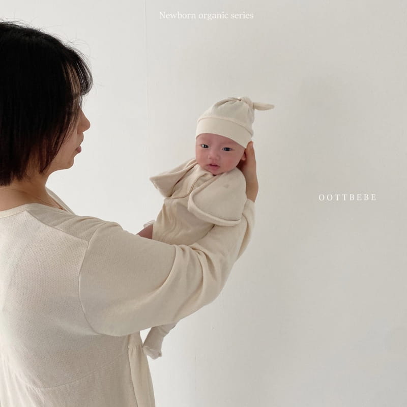 Oott Bebe - Korean Baby Fashion - #babyfever - Organic Wrap Bodysuit Cotton - 11