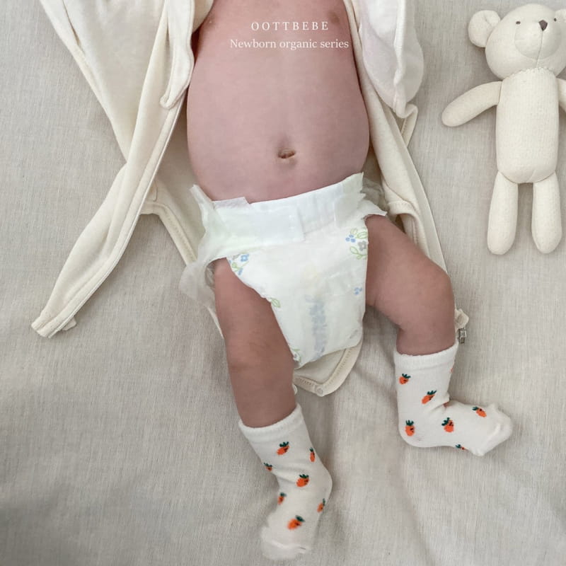 Oott Bebe - Korean Baby Fashion - #babyfever - Organic Wrap Bodysuit Mesh - 10