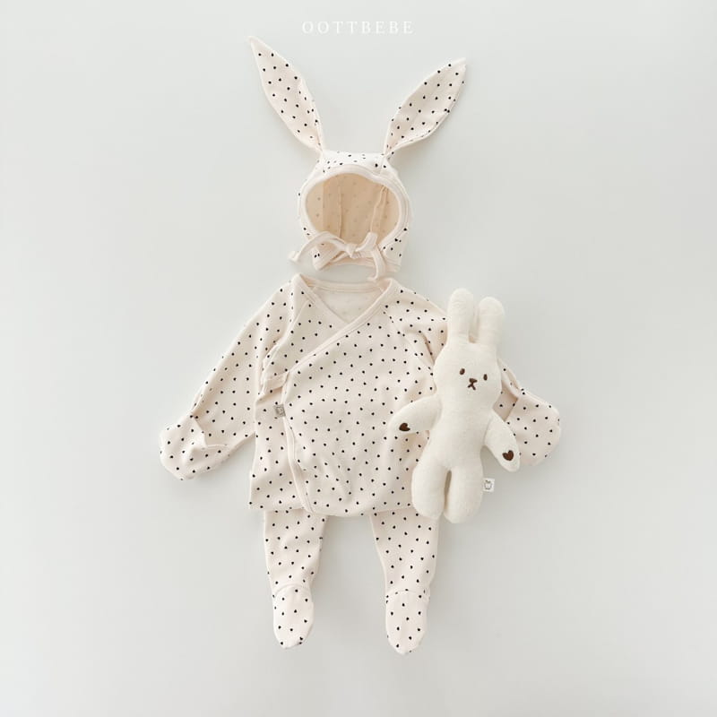 Oott Bebe - Korean Baby Fashion - #babylifestyle - Rabbit Bonnet - 4