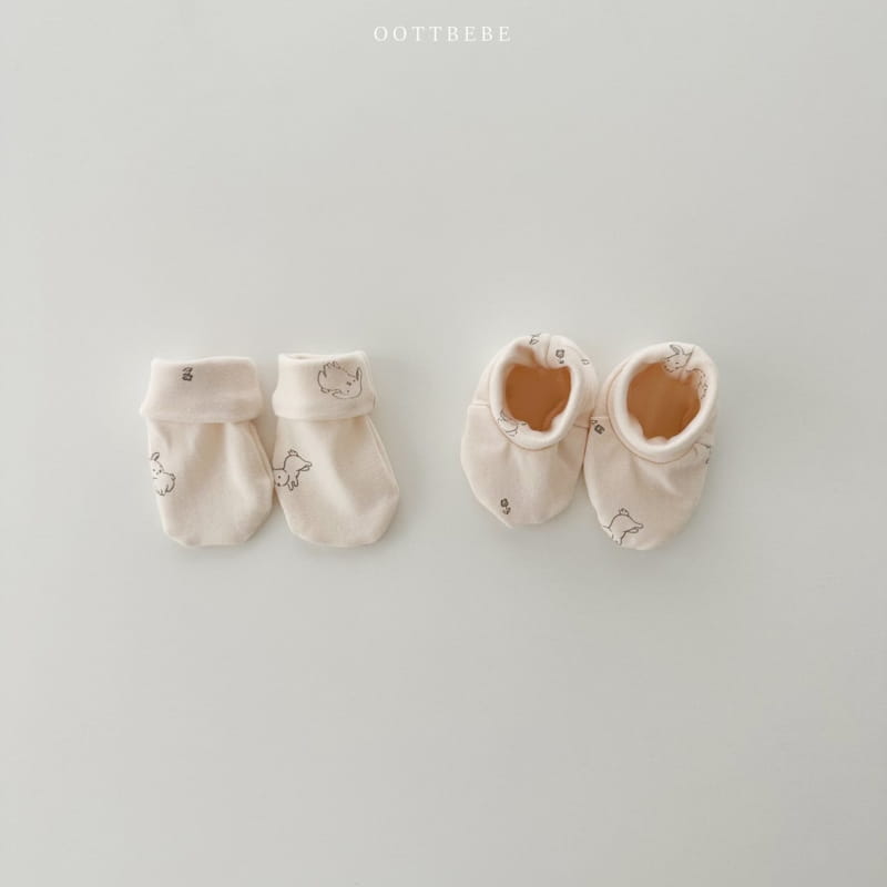 Oott Bebe - Korean Baby Fashion - #babyoninstagram - Rabbit Wrap Foot Hand - 3