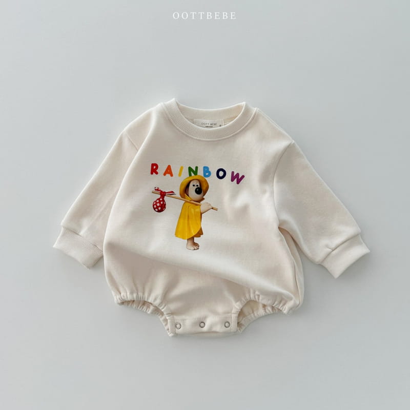 Oott Bebe - Korean Baby Fashion - #babyootd - Friends Bow Bodysuit