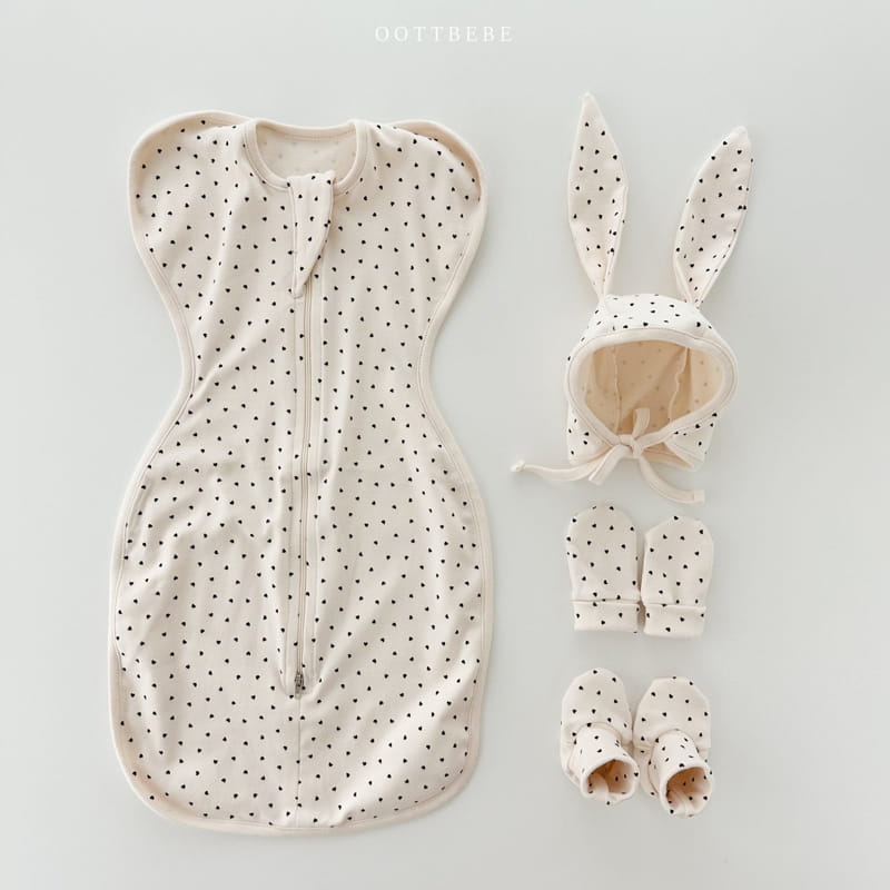 Oott Bebe - Korean Baby Fashion - #babyoutfit - Rabbit Butterfly Bodysuit - 8