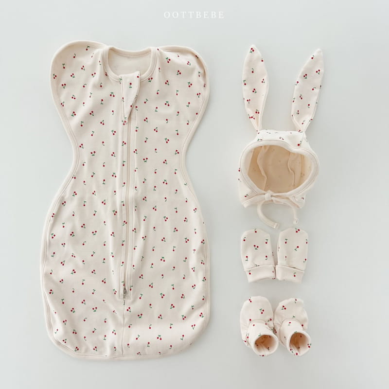 Oott Bebe - Korean Baby Fashion - #babyoutfit - Rabbit Butterfly Bodysuit - 9
