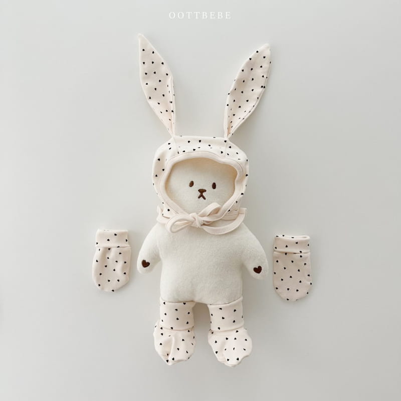 Oott Bebe - Korean Baby Fashion - #babyoutfit - Rabbit Bonnet - 7