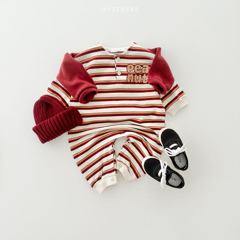 Oott Bebe - Korean Baby Fashion - #babyoutfit - Peanut Bodysuit - 8