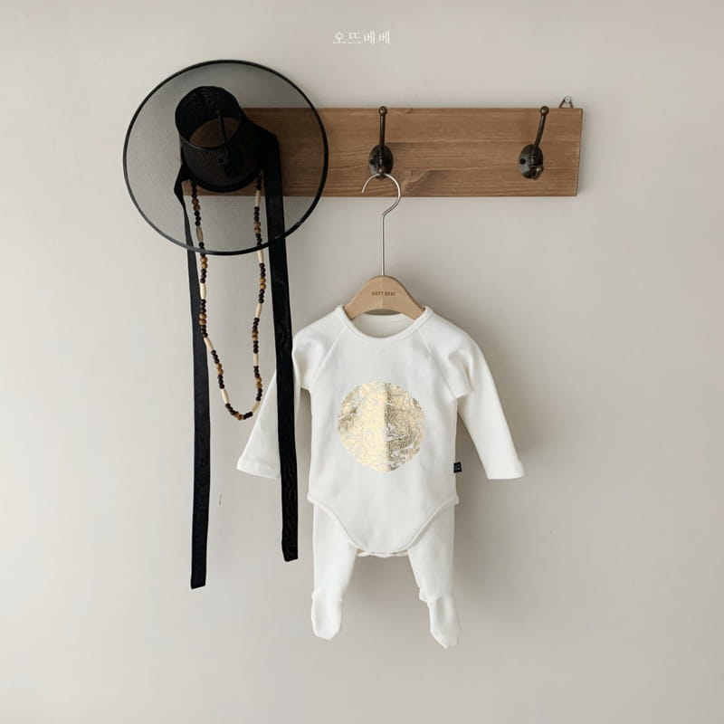 Oott Bebe - Korean Baby Fashion - #babyoutfit - Hanbok Bodysuit Set - 2