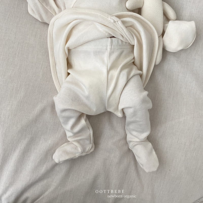 Oott Bebe - Korean Baby Fashion - #babywear - Organic Foot Leggings Cotton - 5