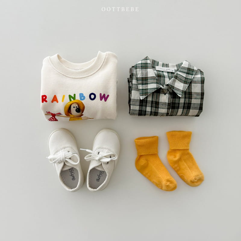Oott Bebe - Korean Baby Fashion - #onlinebabyboutique - Friends Bow Bodysuit - 5