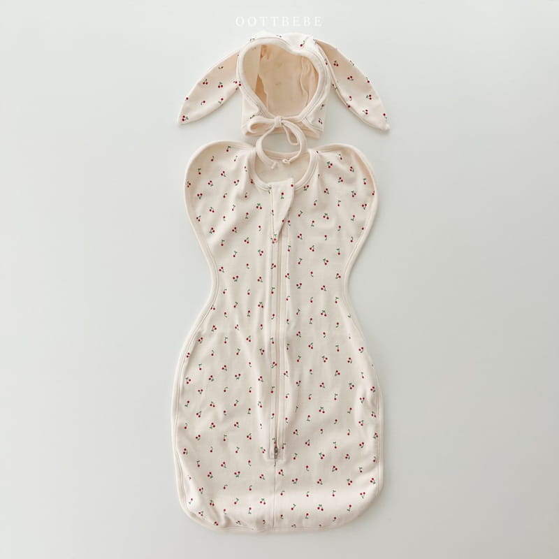 Oott Bebe - Korean Baby Fashion - #onlinebabyshop - Rabbit Butterfly Bodysuit - 12