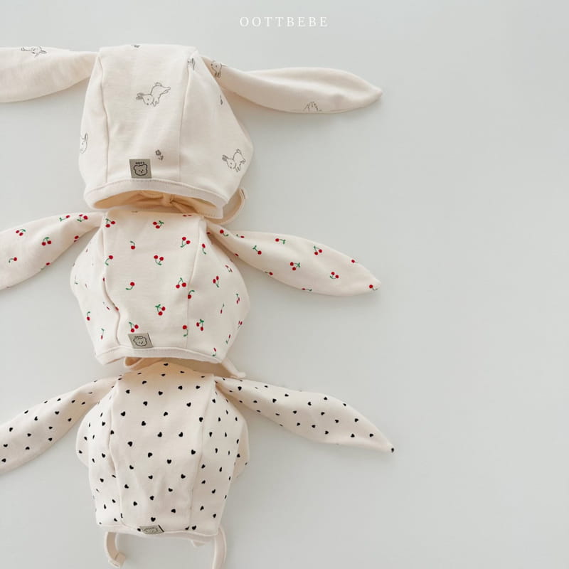 Oott Bebe - Korean Baby Fashion - #onlinebabyshop - Rabbit Bonnet - 10
