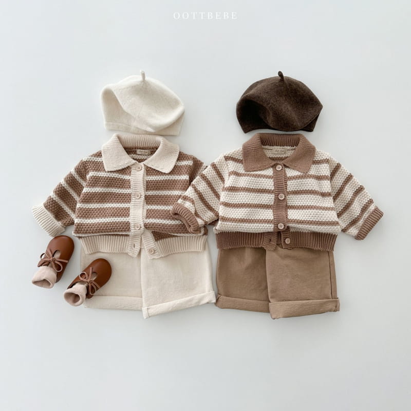 Oott Bebe - Korean Children Fashion - #childofig - Mood Knit Cardigan - 9