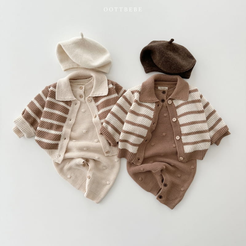 Oott Bebe - Korean Children Fashion - #designkidswear - Mood Knit Cardigan - 12