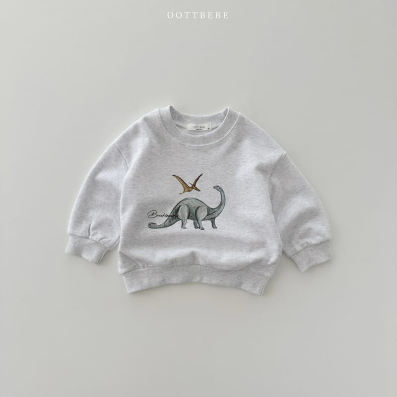 Oott Bebe - Korean Children Fashion - #designkidswear - Jurassic  Sweatshirt - 3