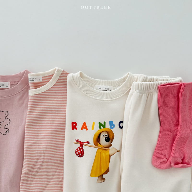 Oott Bebe - Korean Children Fashion - #designkidswear - Friends Top Bottom Set - 10