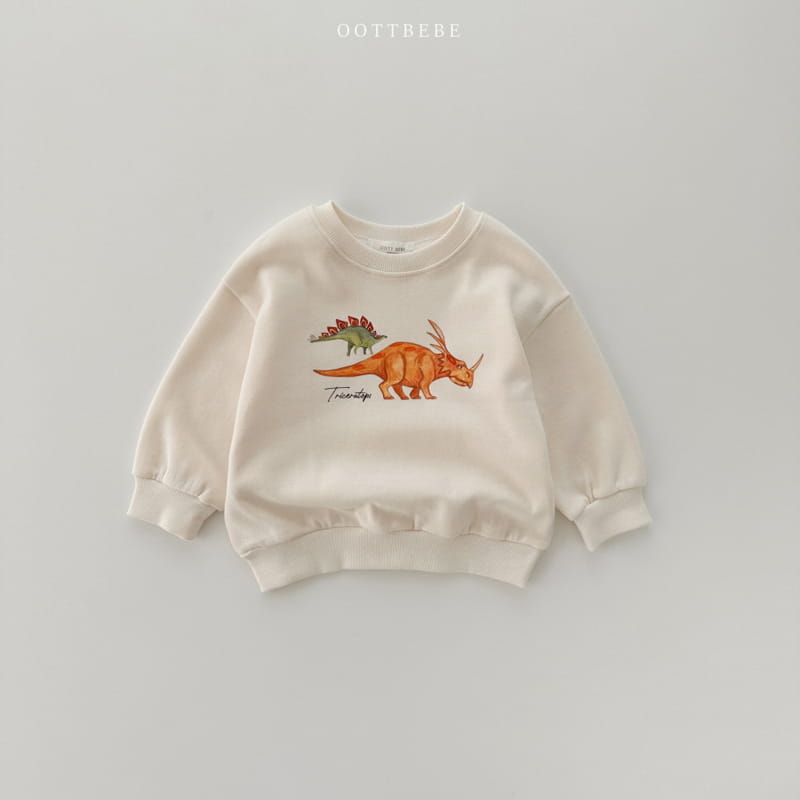 Oott Bebe - Korean Children Fashion - #designkidswear - Jurassic  Sweatshirt - 4