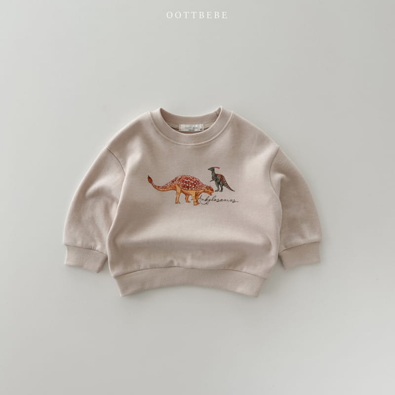 Oott Bebe - Korean Children Fashion - #fashionkids - Jurassic  Sweatshirt - 5
