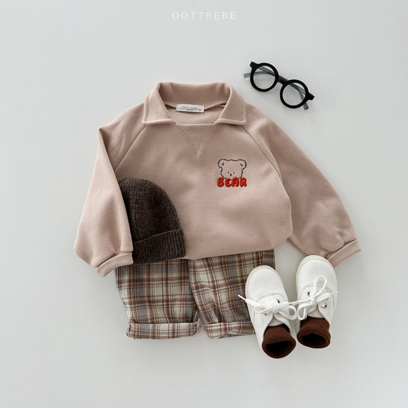 Oott Bebe - Korean Children Fashion - #fashionkids - Minial Check Pants - 6