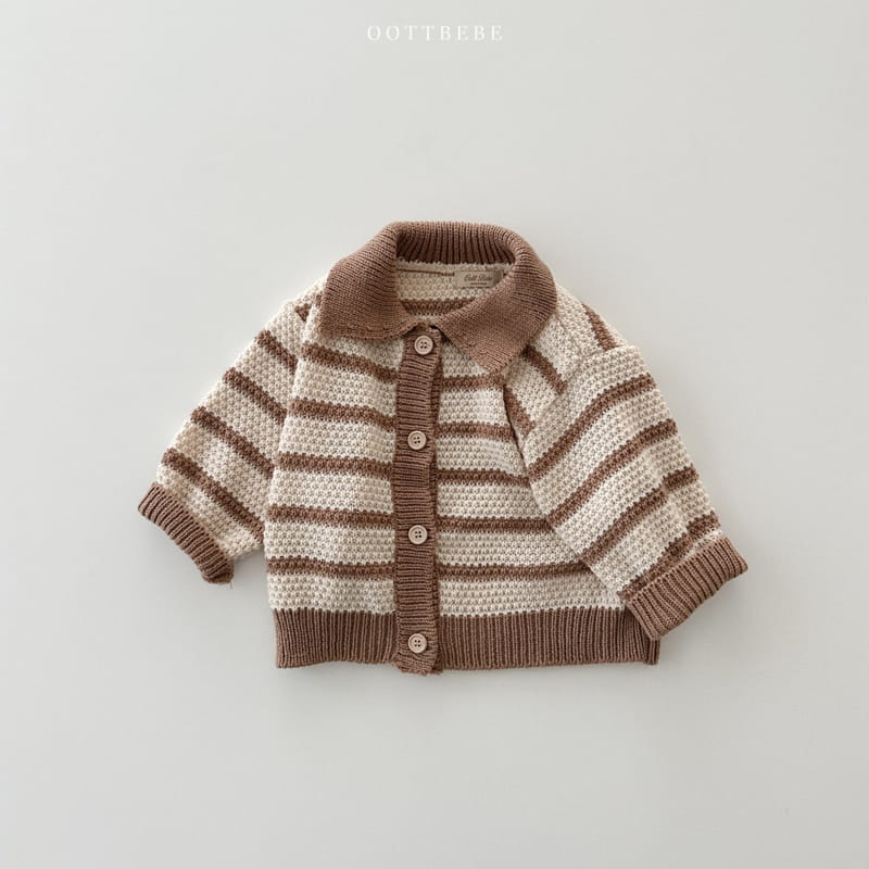 Oott Bebe - Korean Children Fashion - #kidsshorts - Mood Knit Cardigan