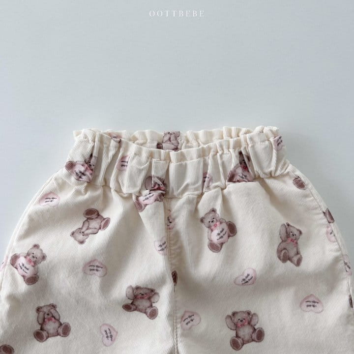 Oott Bebe - Korean Children Fashion - #kidsstore - BEar Fill Pants - 6