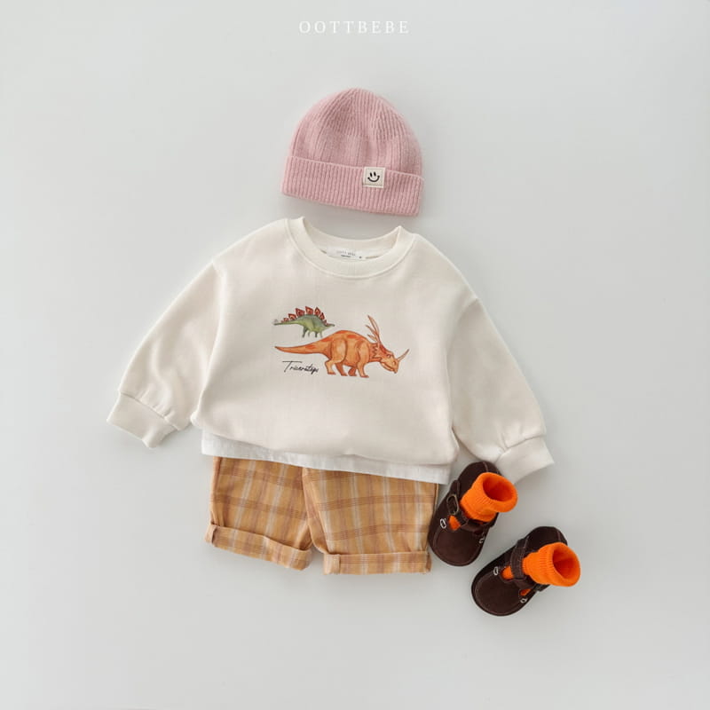Oott Bebe - Korean Children Fashion - #kidzfashiontrend - Jurassic  Sweatshirt - 8