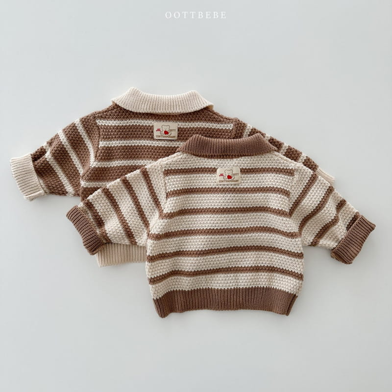 Oott Bebe - Korean Children Fashion - #littlefashionista - Mood Knit Cardigan - 5